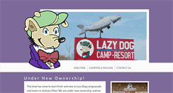Desktop Screenshot of lazydogcampresort.com